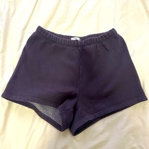 Aritzia TNA Fleece Short size S